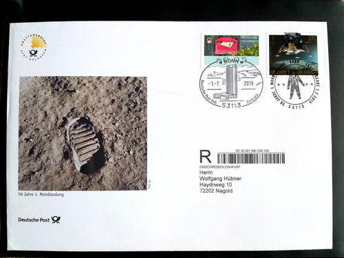 Brd 2019 fdc jahre erste - 2019,