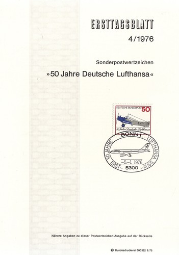 Ersttagsblatt 1976 04 - ersttagsblatt, 1976/04