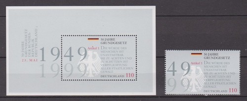 Brd 1999 postfrisch block - 1999,