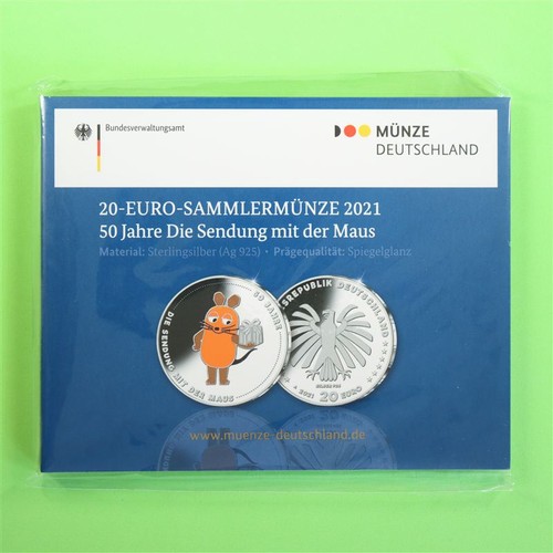 Brd 2021 euro jahre - brd, 20