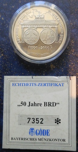 Gedenkmünzen jahre brd - gedenkmünzen, brd"