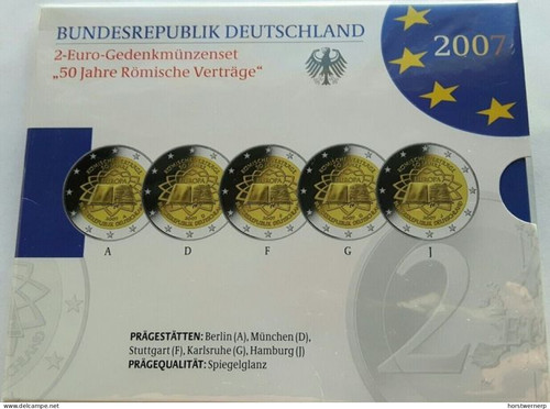 Euro gedenkmünzen brd - 5, x