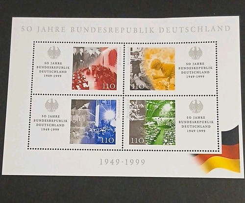 Deutschland bundesrepublik - bundesrepublik, 4x