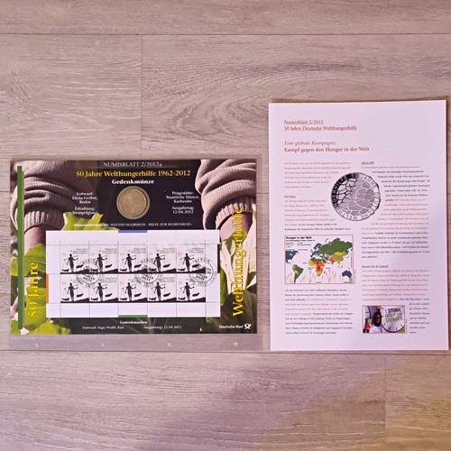 Numisblatt brd 2012 jahre - brd, 2/2012