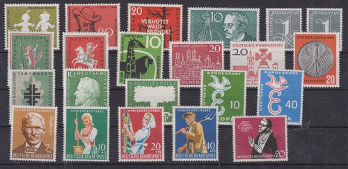 Brd jahrgang 1958 postfrisch - brd,