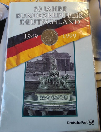 Numisbrief jahre brd - 50,