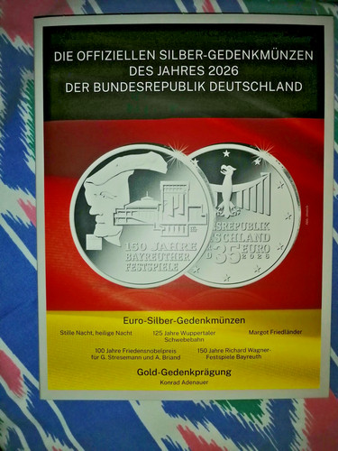Münzfolder 2026 für - , 35