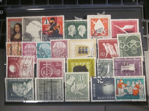 Brd 50er jahre lot - brd, gestempelt