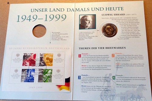 Ersttagsblatt jahre brd - ",